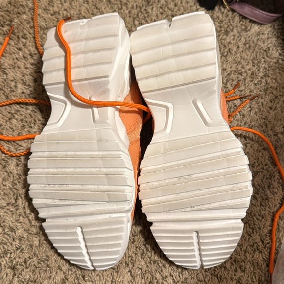 Orange and White Berness Sneakers - Picture 5 of 11